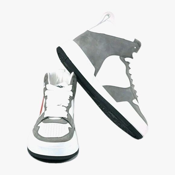 DSQUARED2 Leather High Top Sneakers US7.5 EU40 Made in Italy main image 13